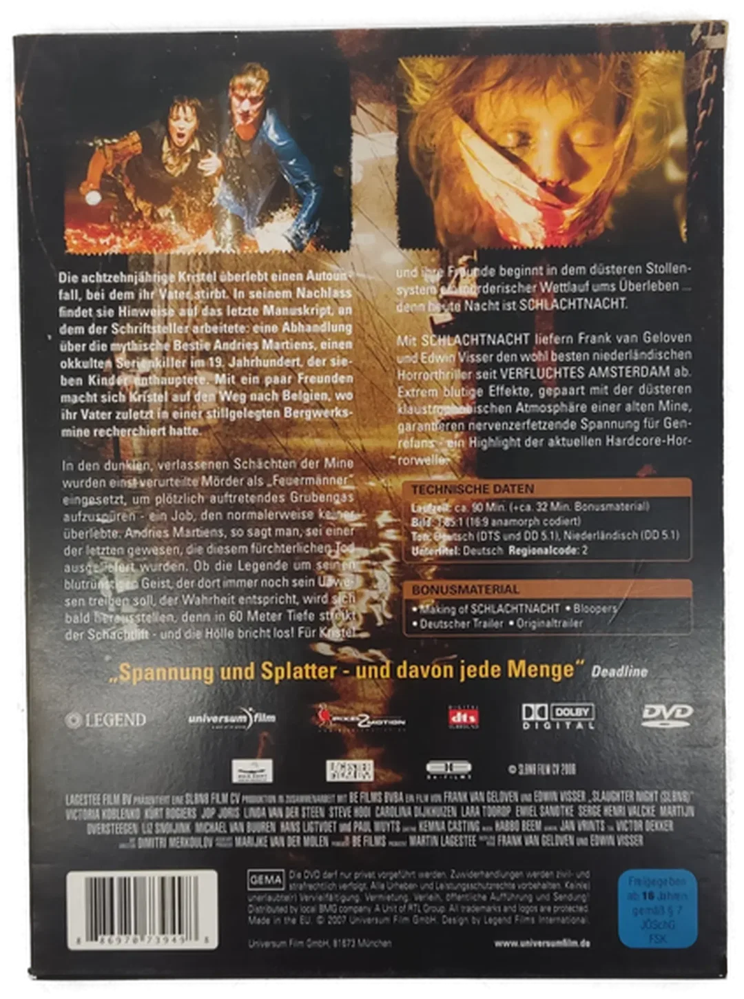 DVD "Schlachtnacht" mit Kürt Rogiers und Victoria Koblenko – Bild 2