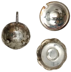 Teesieb-Set mit Schale und Deckel – Vorschau 4