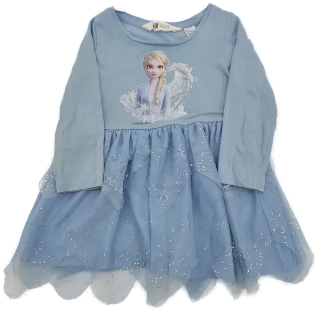 H&M Disney Eisprinzessin blau Gr. 92 - Bild 1