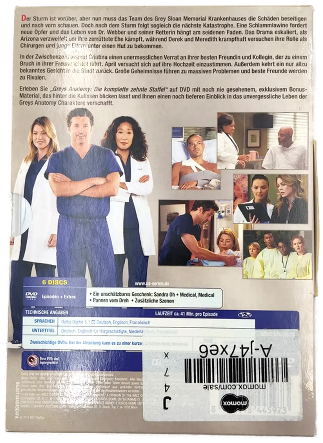 DVD "Grey's Anatomy, Staffel 10"  – Bild 2