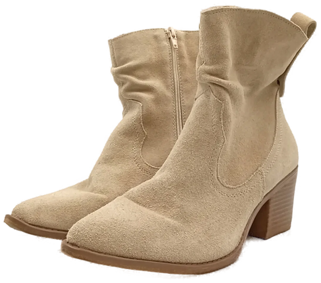 Pat Calvin Velourleder Stiefletten creme Gr. 40 - Bild 4