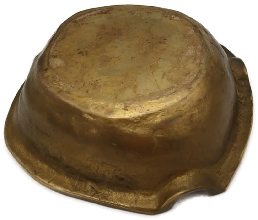 Messing Aschenbecher - ideal für Räucherwerk  – Bild 3
