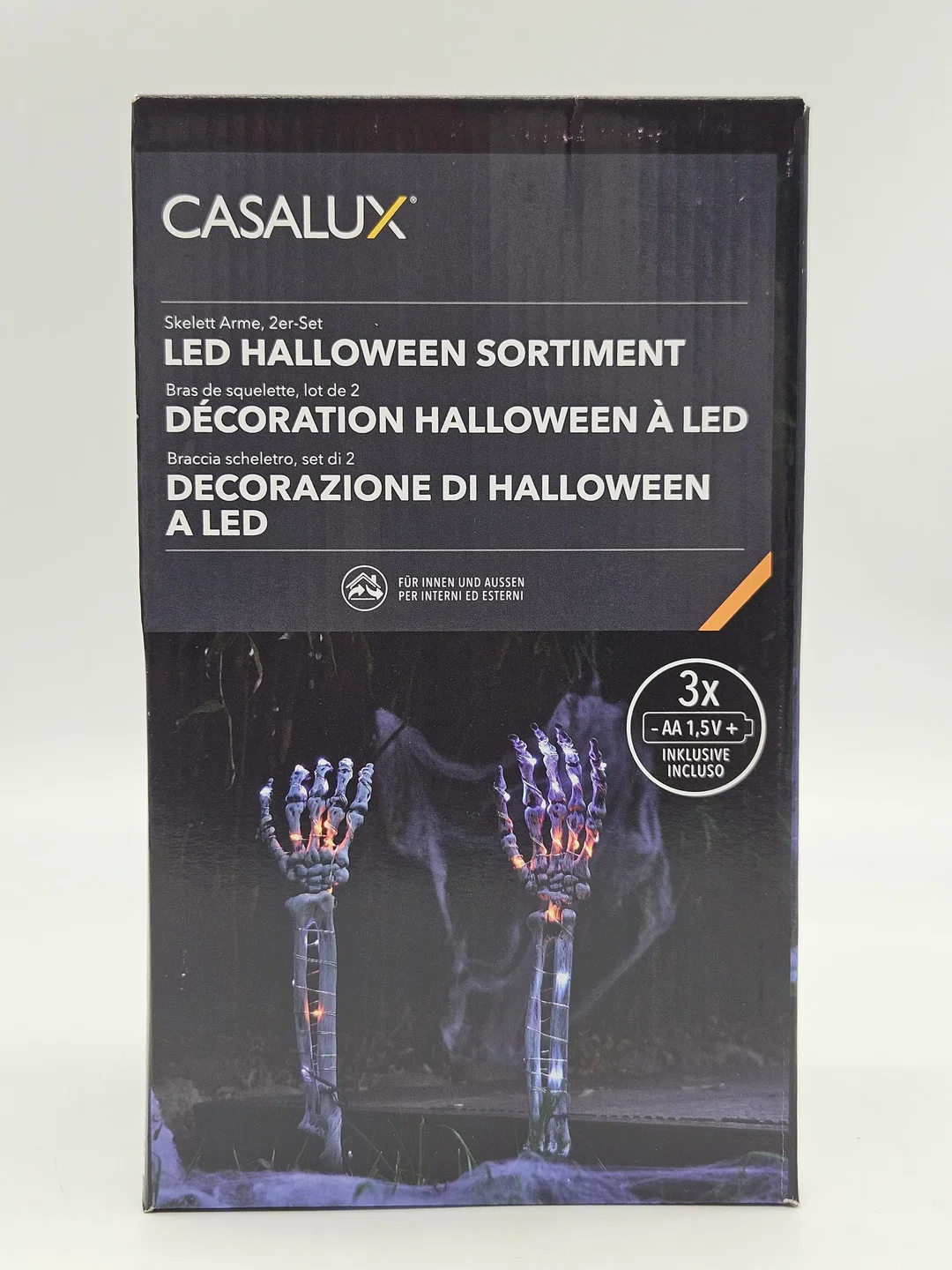 LED-Deko für Halloween " Skelettarme" – Bild 6