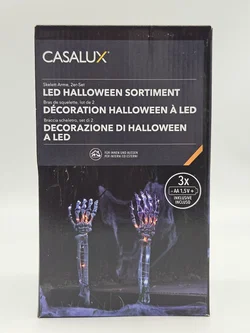 LED-Deko für Halloween " Skelettarme" – Vorschau 6