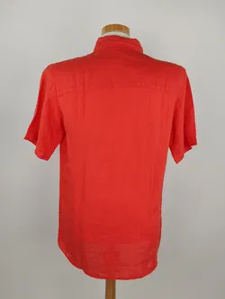 Givn Herren Leinenhemd orange - M / 48 - Bild 3