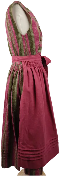 Damendirndl mit Schürze bunt / midi - S/36 - Bild 3