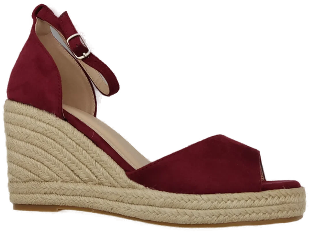 Allegra K Espadrilles Plateau Absatz Keilsandale, Gr 40 – Bild 2