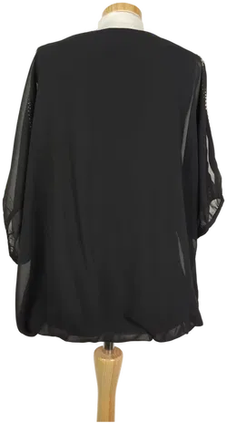 Fashion Club Damenbluse schwarz - L/40 - Bild 2