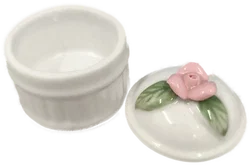 kleine Porzellendose, Landhausstil – Vorschau 3