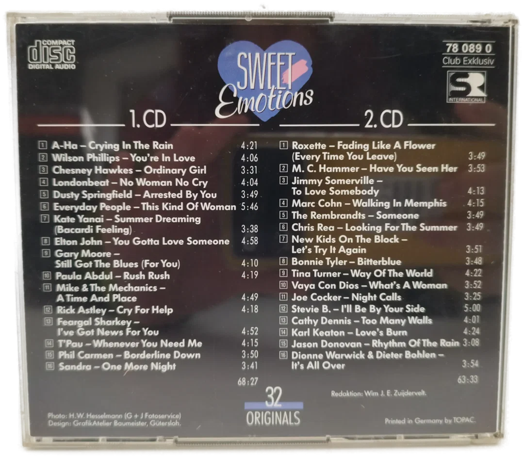 Sweet Emotions - 32 Originals / Doppel CD Set – Bild 2
