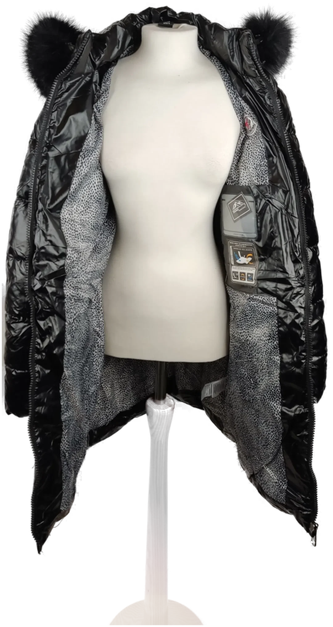 Moncler Daunenjacke Schwarz, Größe L | Neuwertig – Bild 5