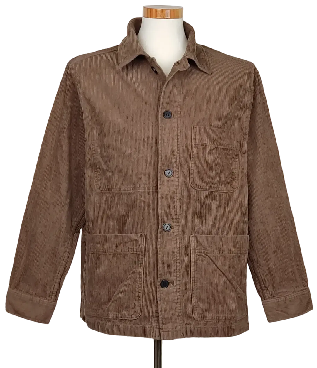 H&M Herren Cordjacke, braun - Gr. M  - Bild 1