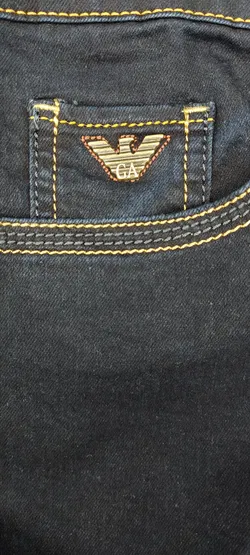 Armani Herren Jeans dunkelblau Gr. 40 - Bild 4