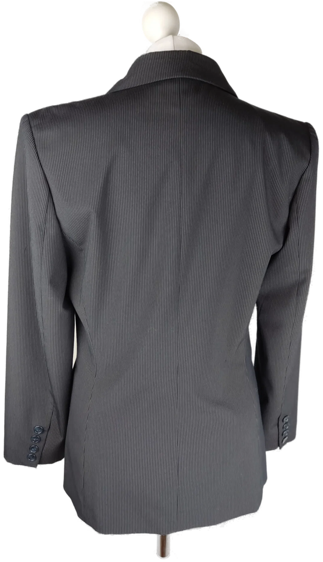 MEXX Hosenanzug Damen Mischfaser Gestreift | Zeitloser Klassiker; Blazer GR. 38; Hose GR. 36 – Bild 3