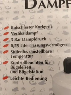 Profi Dampfbügelstation, ITO - Bild 7