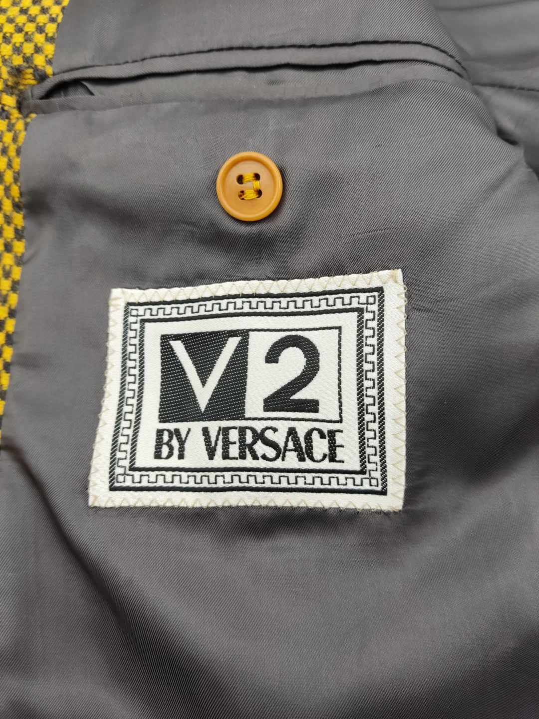 Versace Herren Sakko mehrfarbig Gr. 50 – Bild 2