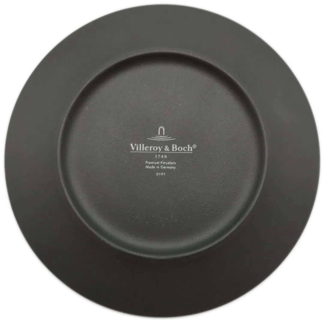 Schwarzes Villeroy & Boch Brötchenteller - Durchmesser 15.5 cm - Bild 4