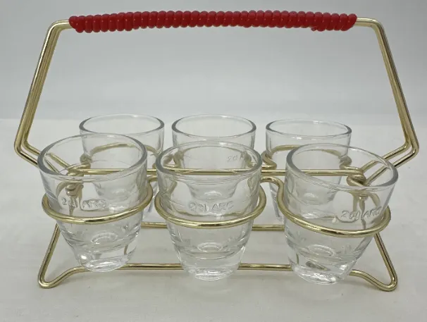 Vintage-Schnapsgläser-Set / 6 Stück  - ca. 1950 - Bild 4
