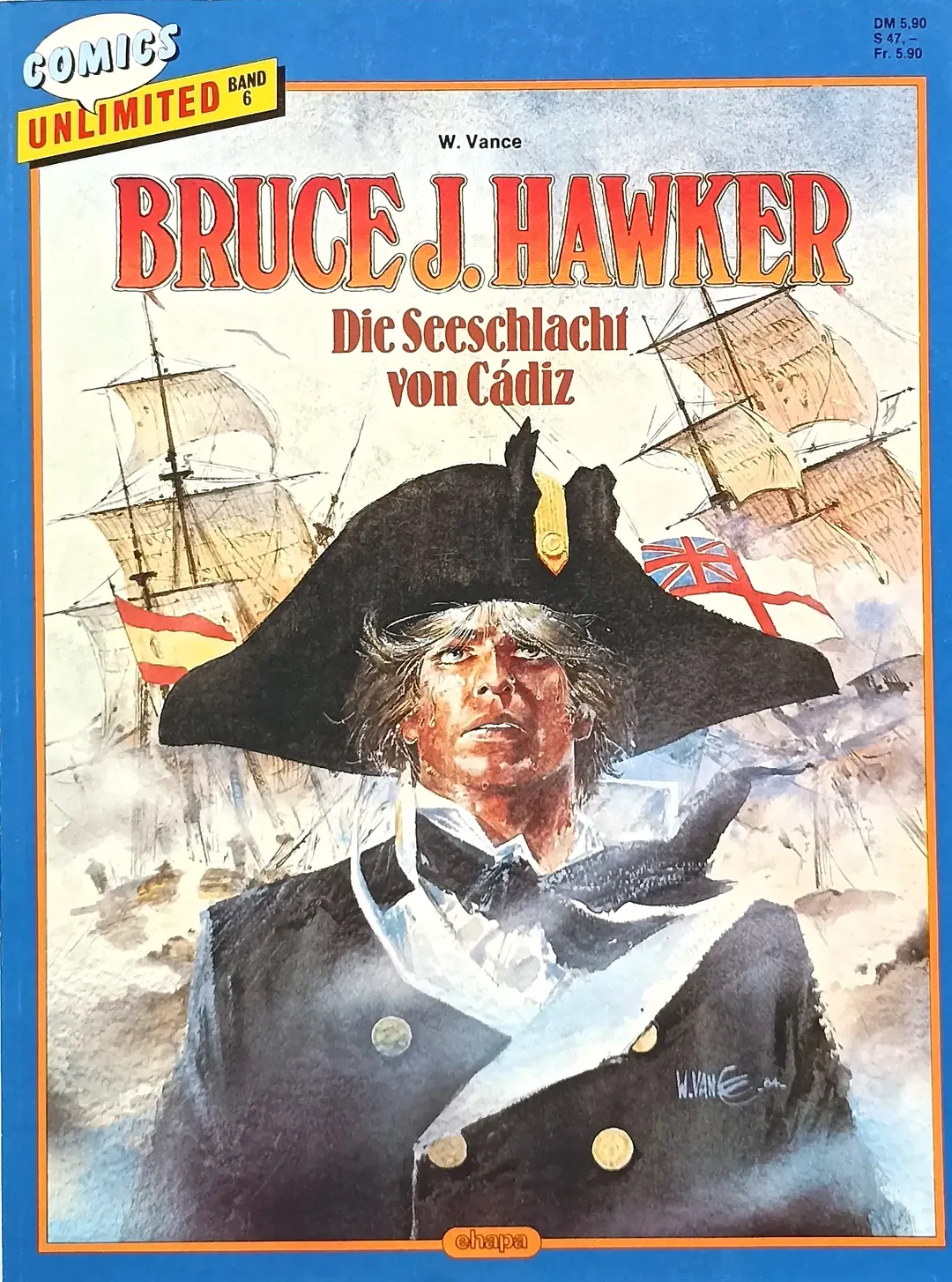 Ehapa Comics Unlimited Bruce J. Hawker - Die Seeschlacht von Cadiz Band 6 - Bild 2