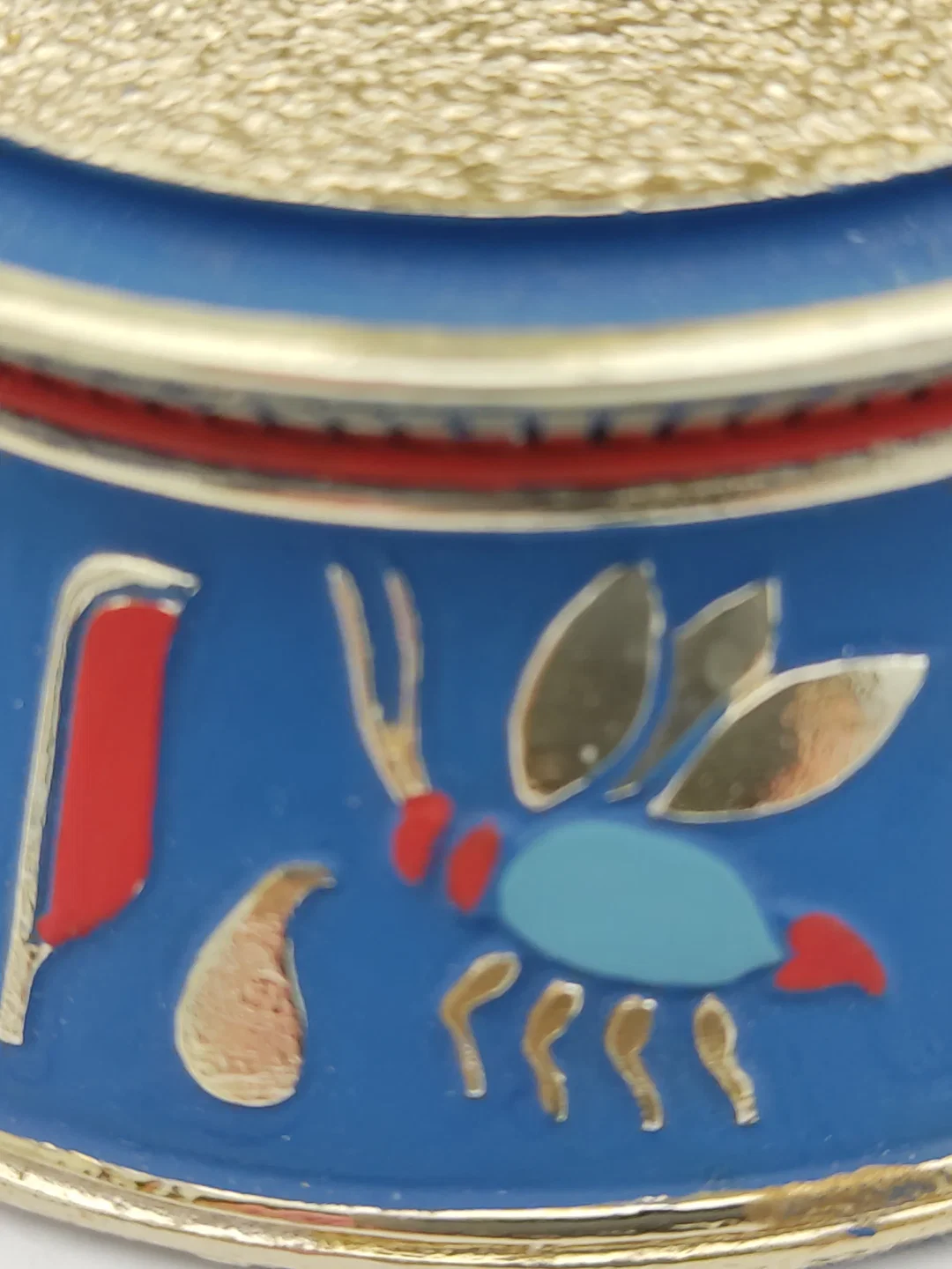 'The sacred  bast cat' Porzellan mit Glaskuppel & Zertifikat von Franklin Mint | Ägyptischer Schatz – Bild 17