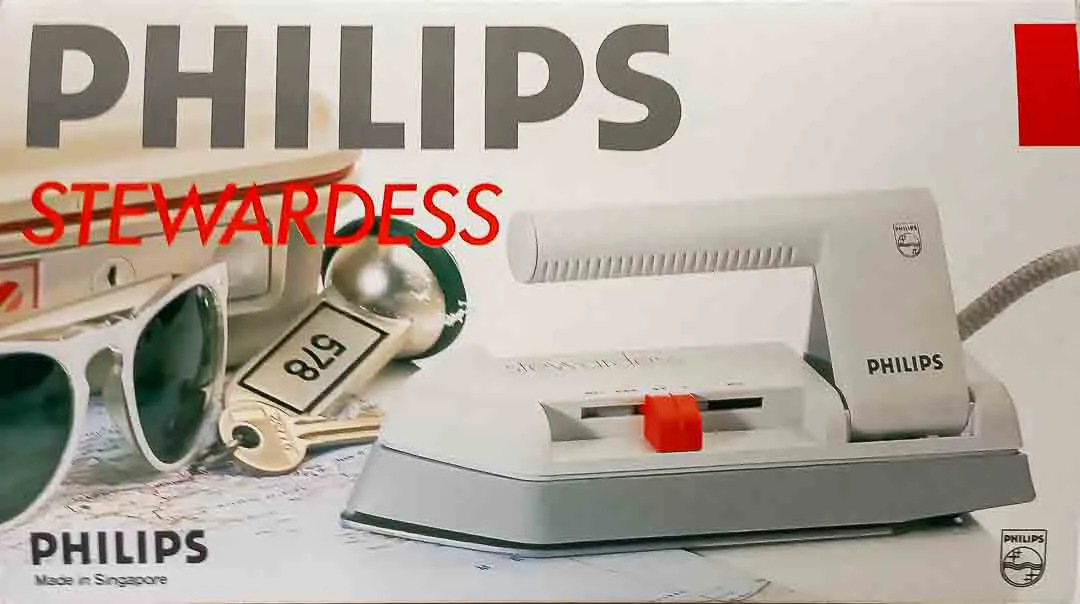 Philips Stewardess Vintage Reisebügeleisen – Retro-Klassiker (70er/80er) – Bild 3