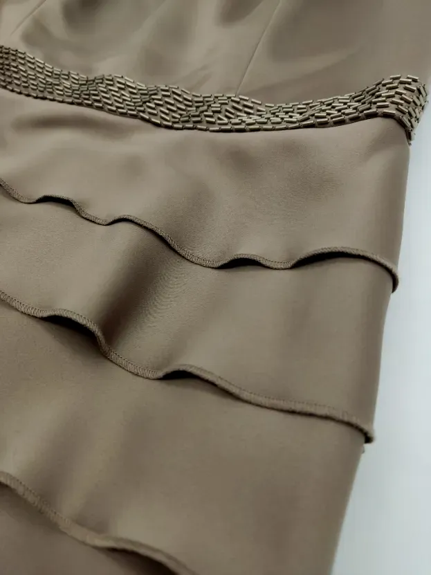 Mariposa Damen Bustierkleid taupe - Gr. M  – Bild 4