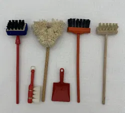 Vintage Miniatur- Besenständer für Puppenstuben - Bild 4