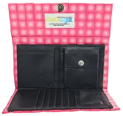 Rebagz Upcycling Damen Geldbörse - pink  - Bild 2