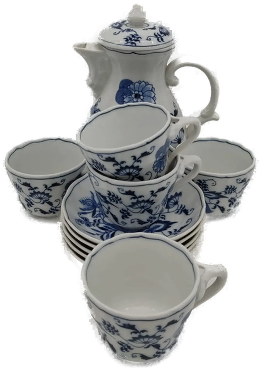 Blue Danube Zwiebelmuster Geschirr Set Vintage - Bild 1