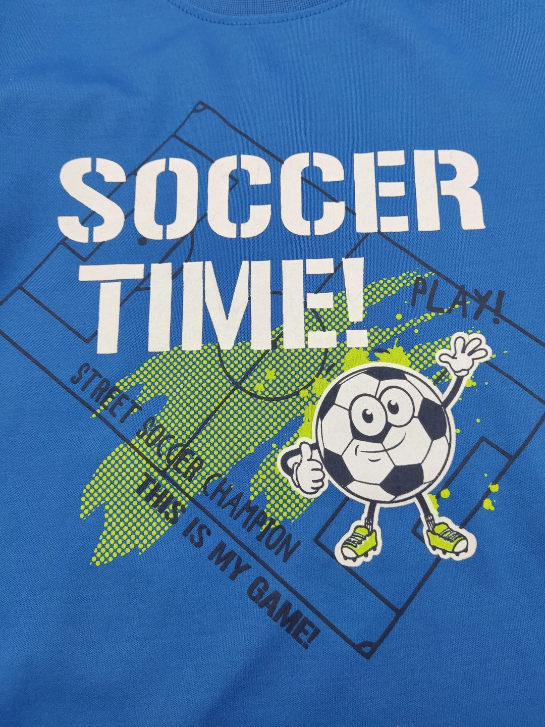Kinder T-Shirt blau Gr. 110 – Bild 3