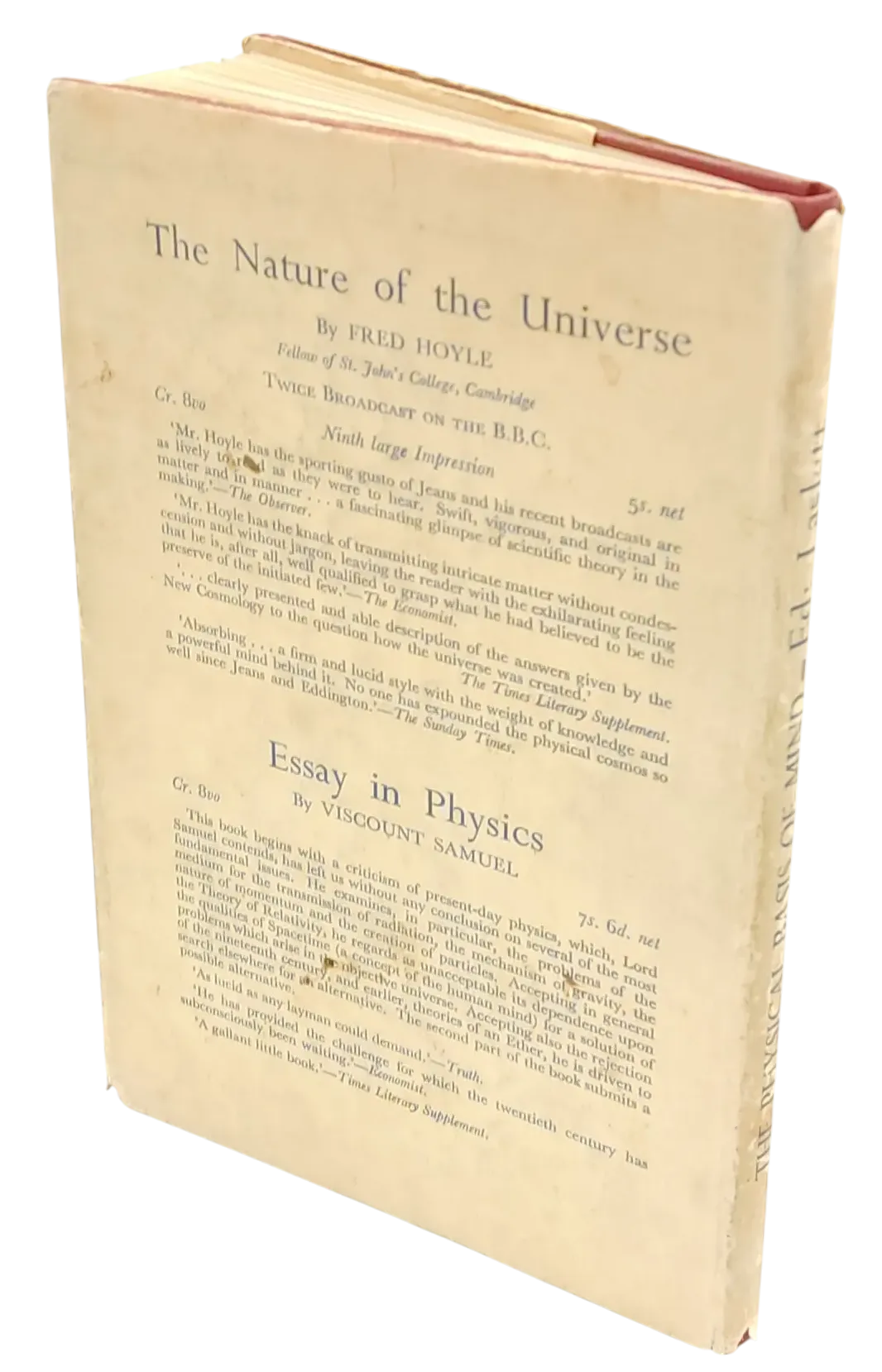 The physical basis of mind - Peter Laslett – Bild 2