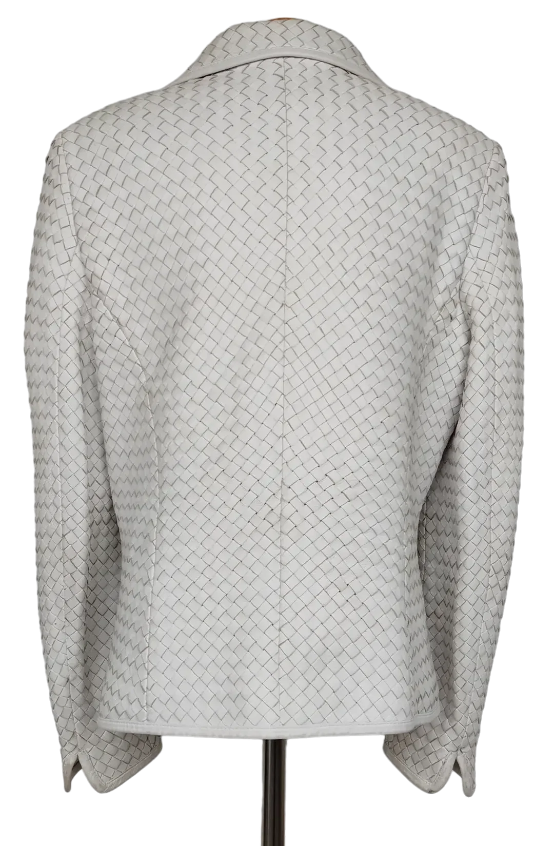 Madeleine Vintage Damen Lederjacke, weiß - Gr. XL  – Bild 2