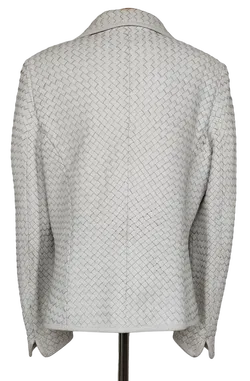 Madeleine Vintage Damen Lederjacke, weiß - Gr. XL  - Bild 2