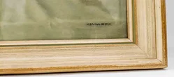 Klassisches Stillleben „Magnolien“ – Originalrahmung, aus der Sammlung von Bilder Prat Linz – Vorschau 2
