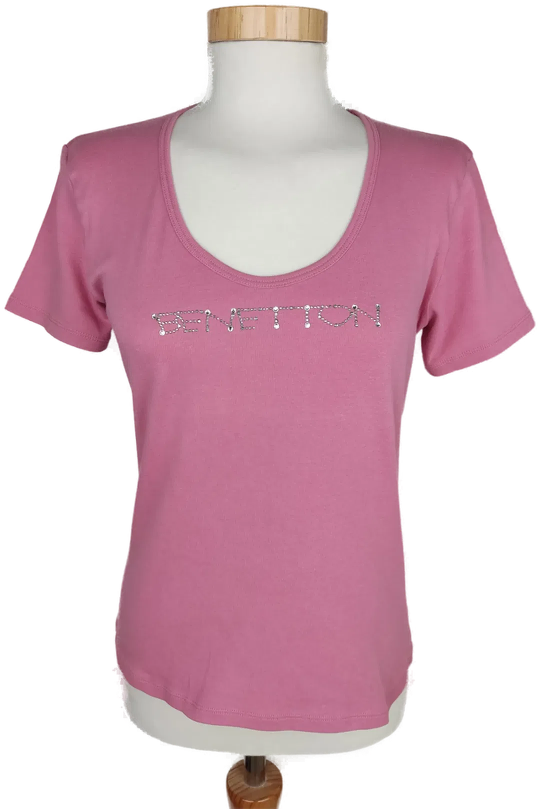 United Colors of Benetton Damen T-Shirt altrosa - L/40 - Bild 1