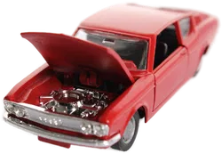 Audi 100 Coupé S - Märklin, Nr. 18103-03, Maßstab 1:43, Modelauto in Kaminrot - Bild 3