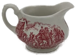 Royal Tudor Milchkännchen rot England - Bild 2