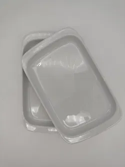 Lilienporzellan Eckiger Teller weiß - 2 Stück - Bild 2