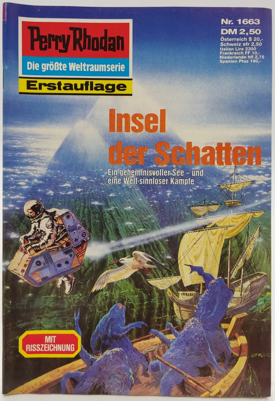  Romanheft Perry Rhodan Insel der Schatten Erstauflage Nr.1663 - Bild 2