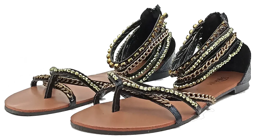 Buffalo Girl Sandalen Kettendetails Gr. 40 - Bild 1