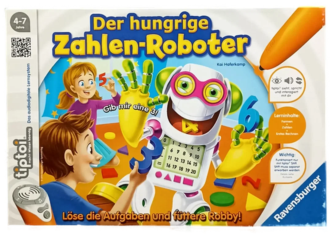 Ravensburger Lernspiel Tiptoi "Der hungrige Zahlen-Roboter" – Bild 2