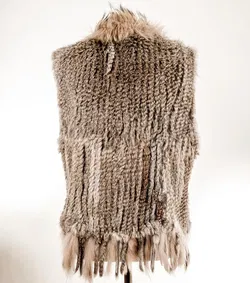 Gerry Weber Fellweste Gr. 40 grau - Bild 3