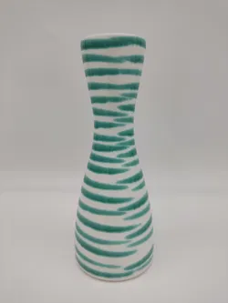 Gmundner Kermik - Blumenvase grün geflammt - Bild 2