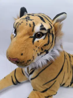 Plüschtier Tiger XL 160 cm lang 50 cm hoch Weihnachten - Bild 2