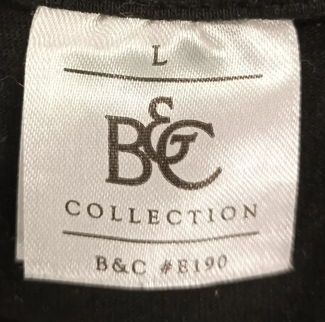 B&C Herrenshirt schwarz Gr. L – Bild 3