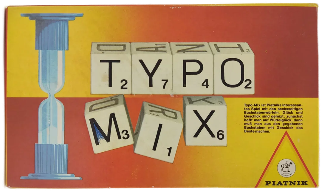 Typo Mix - Würfelspiel, Piatnik - Bild 1