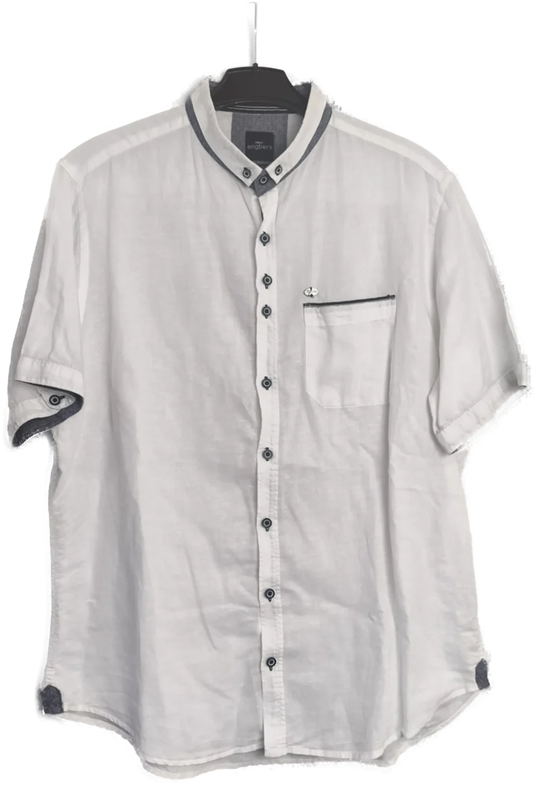 engbers, Herrenshirt, Gr. L, 41/42, Leinen - Bild 1