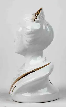  Porzellan „Büste“, Chinesische Frau - Bild 2