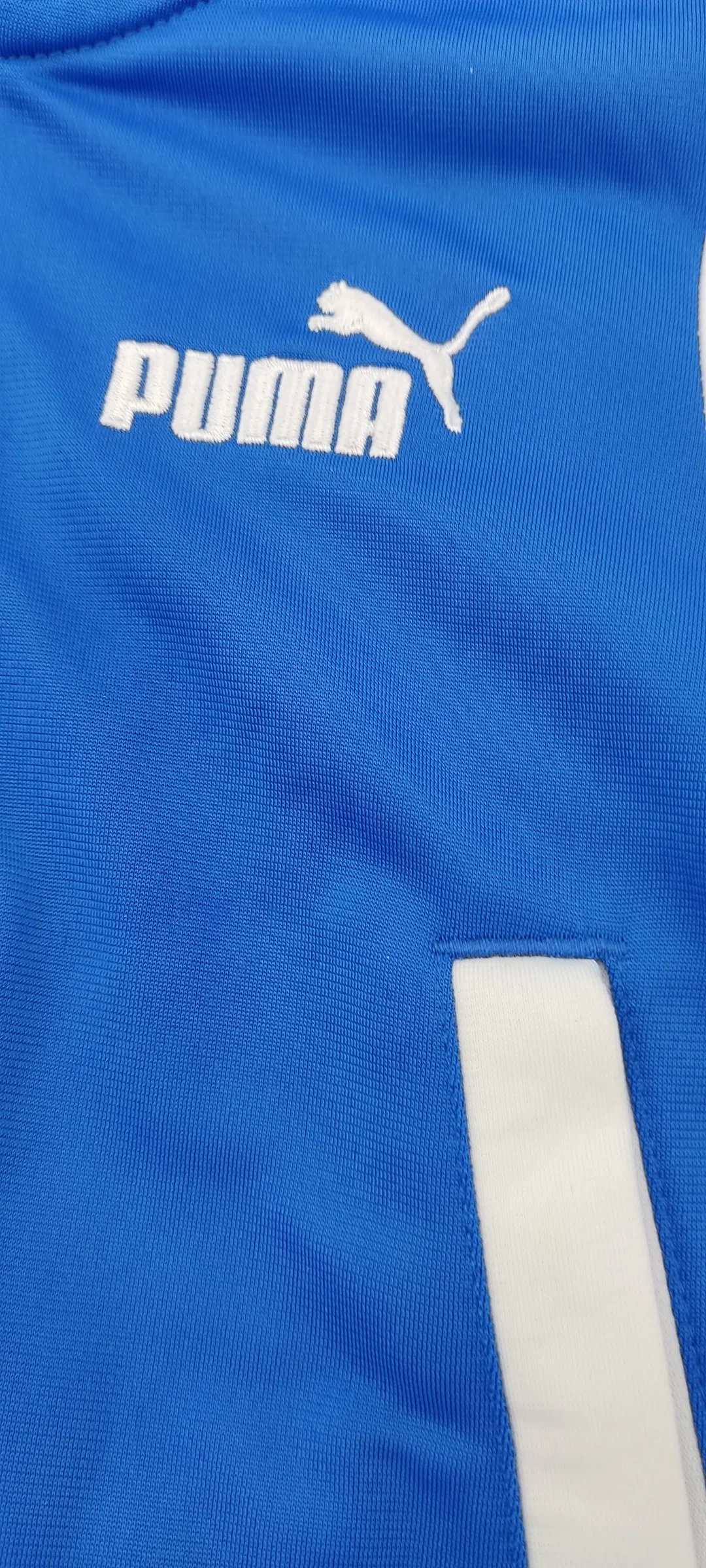 Puma Kinder Jacke blau/weiß Gr. 80 – Bild 3