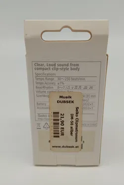 SEIKO Digital Metronome DM51 - Clip-On, mit Uhr-Funktion - Bild 2